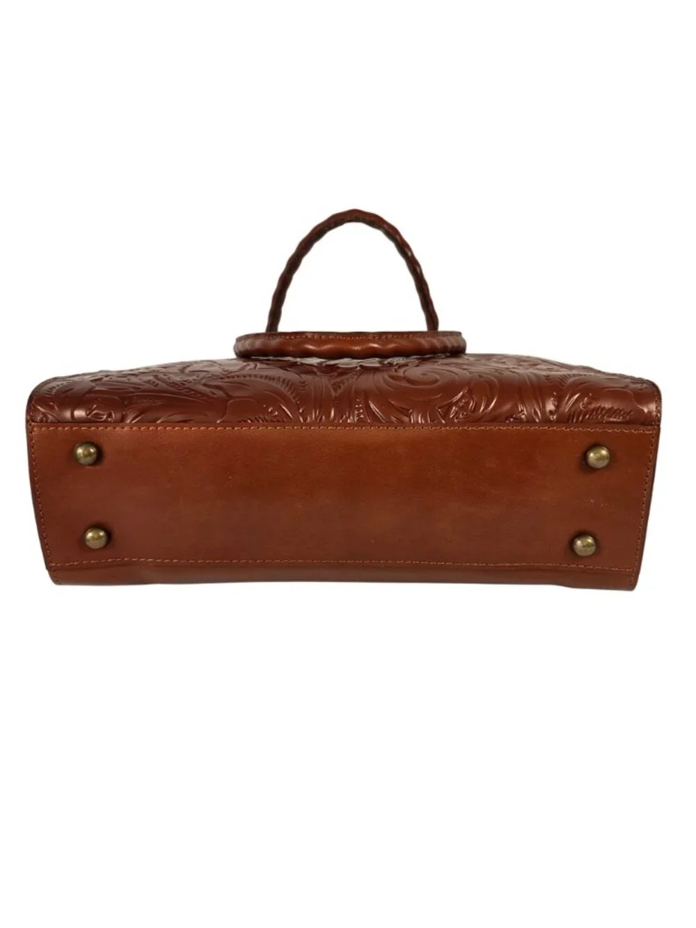 Patricia Nash Zancona Florence Embossed Leather Tote Bag  - Tooled Collection